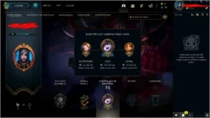 CONTA UNRANKED COM ORIANA VITORIOSA