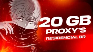 🛜 Proxy Residencial Fixo BR - 20GB