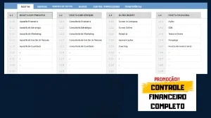 Planilha Controle Financeiro Completo