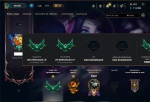 Esmeralda 4 com TODOS os Champs e 407 Skins +2 Raras