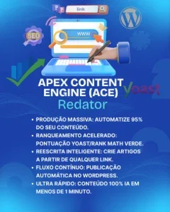 Robô de Conteúdo com Inteligência Artificial - Wordpress.