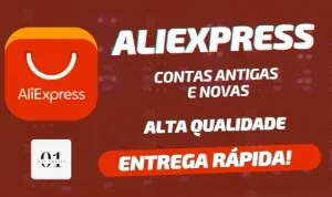CONTAS ALIEXPRESS + ENTREGA RÁPIDA