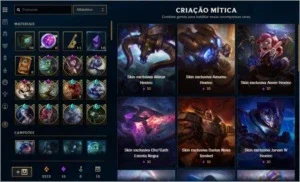 Conta League of Legends / 10 gemas raras