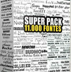 Super Pack 11 Mil Fontes