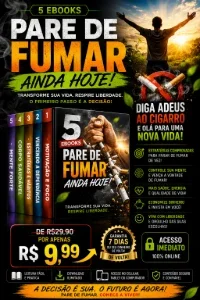 📚 5 Ebooks Completos Para Ajudar Você A Parar De Fumar Hoje