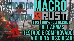 Macro Rust 1Ms (Full Recoil & Full Armas) Mouses Bloody