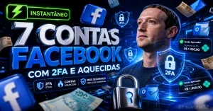 👥 Lote 7 Contas Facebook + 2Fa + Outrolok
