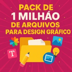 Pack De 1 Milhão  De Arquivos Para Desing Gráfico