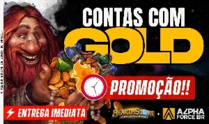 [PROMOÇÃO] Hearthstone - Contas Rerroll com OURO/GOLD