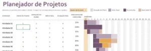 Planejador De Projetos Gantt
