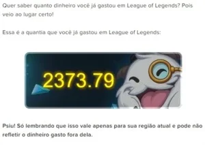 Conta LoL lvl304