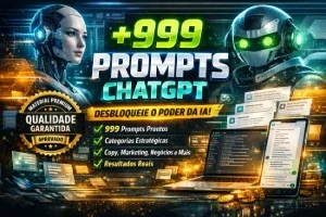 Pack Com + 999 Prompts Chatgpt 🤩