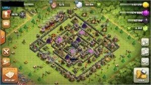 clash of clans Cv 9 6k em gemas.