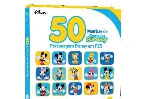 50 Matrizes de Bordados Personagens Disney em Pes e Hus