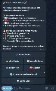 Bot Para Venda De Seguidores No Telegram, Bot De Seguidores
