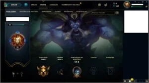 Conta league of legends Gold 1, level 55