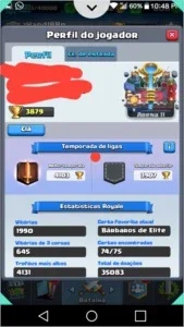 Conta Clash royale nv 11