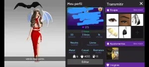 Conta de avakin nível 18