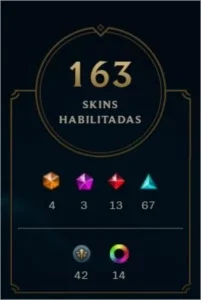conta de league of legends