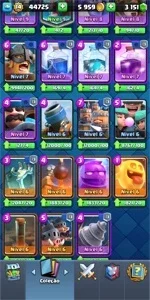 CONTA LEVEL 14 DESAFIANTE 3, TODAS AS CARTAS 28 LVL 14