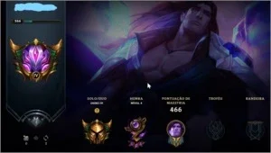conta lol ouro IV 82 skins