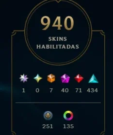 Conta de LoL