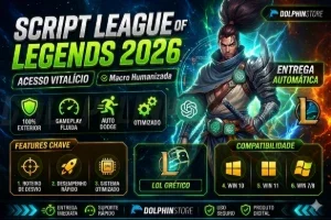 🔥Script League of Legends 2026 Vitalício Macro Humanizado🔥