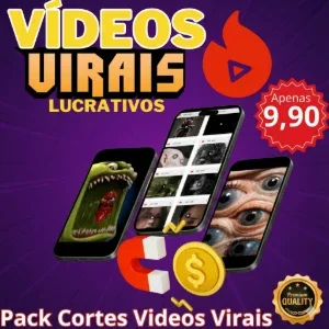 Pack de +1500 Videos Virais - Monetize sua rede social