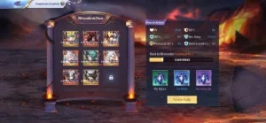 Contas mixer 8 level 70 saint Seiya com 700 gemas no A118