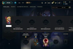 Unranked com 90 Champs e 49 Skins