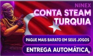 Conta Steam Turquia Barata | Acesso Completo + Entrega autom