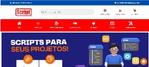 Loja virtual de scripts e sites + 20 produtos inclusos 2025