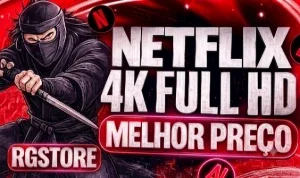 Netflix Premium 4K | 5 Telas | 1 Mes (Sem Anúncios)