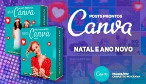 Super Pack Artes CANVA Natal Ano Novo 2024 100+70+Brindes
