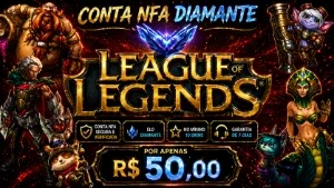 Conta League of Legends NFA Diamante 💎