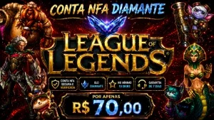 Conta League of Legends NFA Diamante 💎
