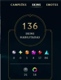 conta league of legends Lvl 402 COM E-MAIL!