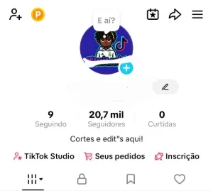 Conta Tik Tok 20K Monetizada
