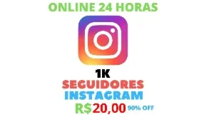 🚀 [Mega Promoção] 1K Seguidores Instagram por R$ 20,00! 🔥