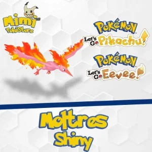 Moltres Shiny 6IVs - Pokémon Let's GO Pikachu e Eevee