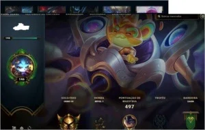 CONTA 283 SKINS + TODOS CHAMPS