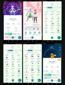 LVL 61 Account|Mewtwo shiny| Shiny Event Pikachu Hat | F061