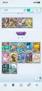 Pokémon tcg pocket conta lvl 53
