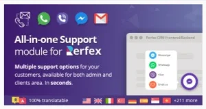 Modulo Suporte ao cliente via Rede Social PerfexCrm