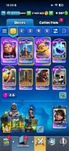 Conta clash royale full cartas lvl 15/16 / Lvl 77 / Torre 16