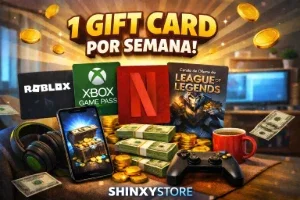1 GIFT CARD Por Semana Sem Gastar: Troque Pontos e Jogue!