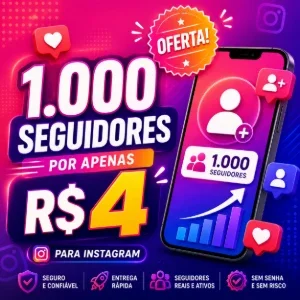 1.000 Seguidores para Instagram