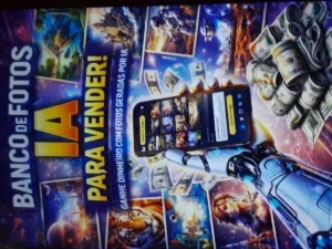 livro sobre foto de AI