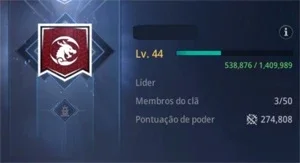 MIR4 - Clã Lv.: 44 MIR4 - Servidor SA 64