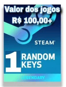 Jogo Aleatório Steam Premium / Steam Random Key Lendário